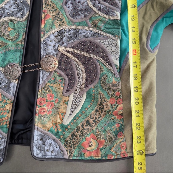 Vintage La Colección Judith Roberts Ornate Bolero Jacket Mexico Rare Art to Wear - Picture 16 of 16